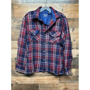 VTG Woolo the West by Brewster Men's Wool Long Sleeve Button‎ Up Size Medium